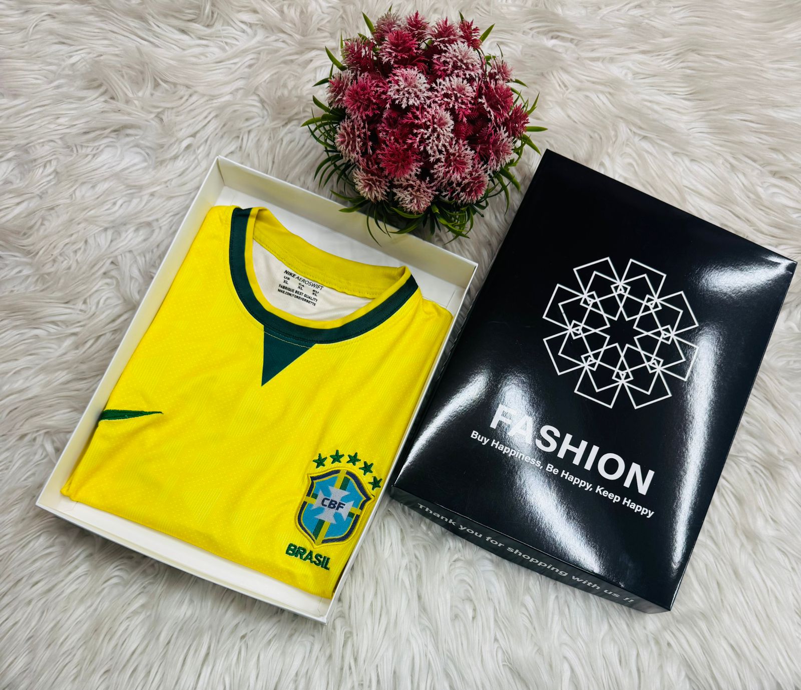 Brazil Premium Jersey – World Cup Edition 2026 - Canary Yellow (ব্রাজিলের ক্লাসিক হলুদ-সবুজ)